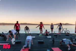 Renata Mozzini no Arpoador