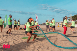 Renata Mozzini no Arpoador