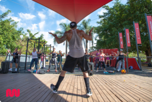 Renata Mozzini no Arpoador