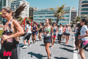 Renata Mozzini no Arpoador