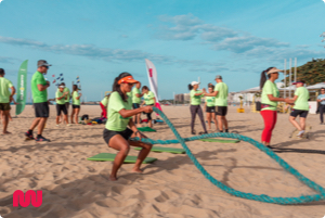 Renata Mozzini no Arpoador