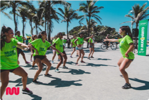 Renata Mozzini no Arpoador