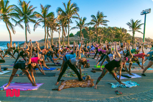 Renata Mozzini no Arpoador