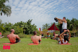 Renata Mozzini no Arpoador