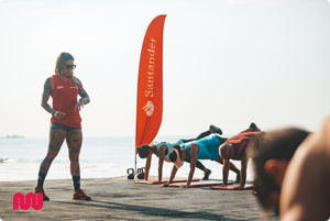 Renata Mozzini no Arpoador