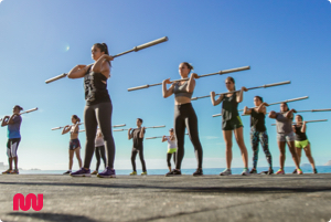 Renata Mozzini no Arpoador