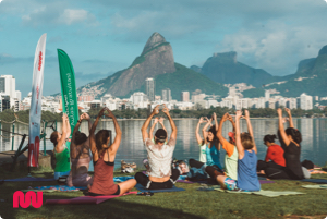 Renata Mozzini no Arpoador