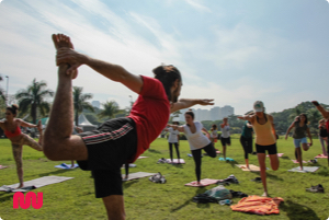 Renata Mozzini no Arpoador